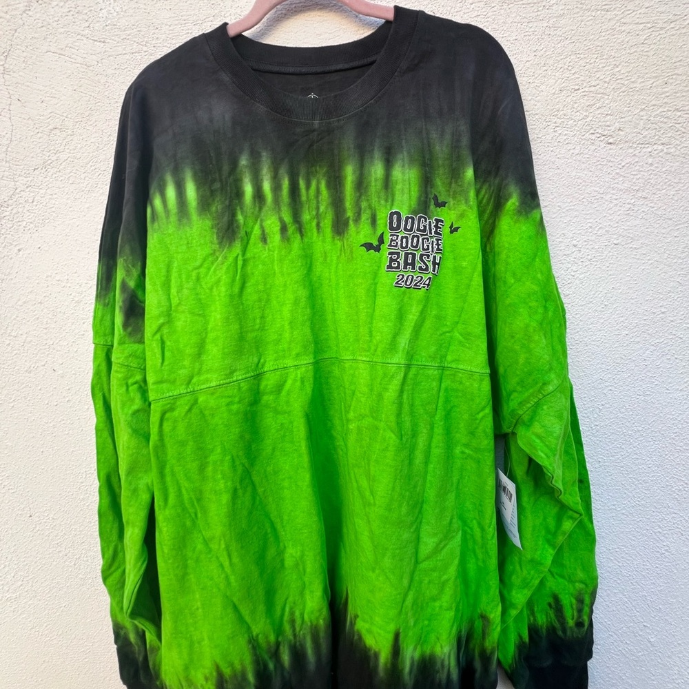 Ogden Boogie Bash 2024 Tie-Dye Green & Black Long Sleeve Tee